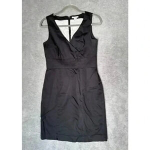 H&M Women's Black Sleeveless Knee-Length Lined‎ Dress - Size 10